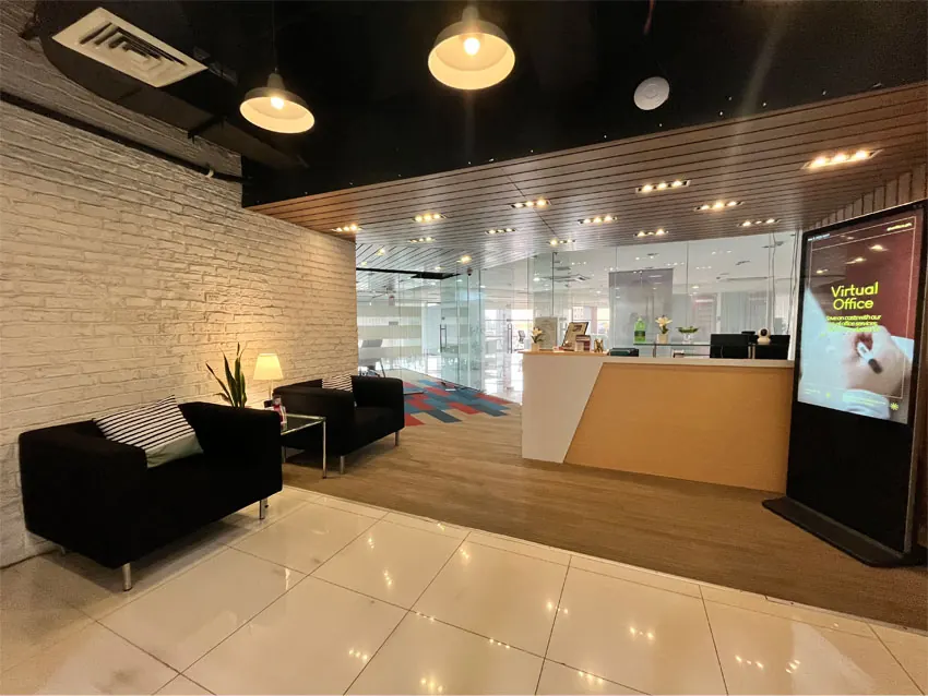 Reception at vOffice Sun Plaza, Mandaluyong